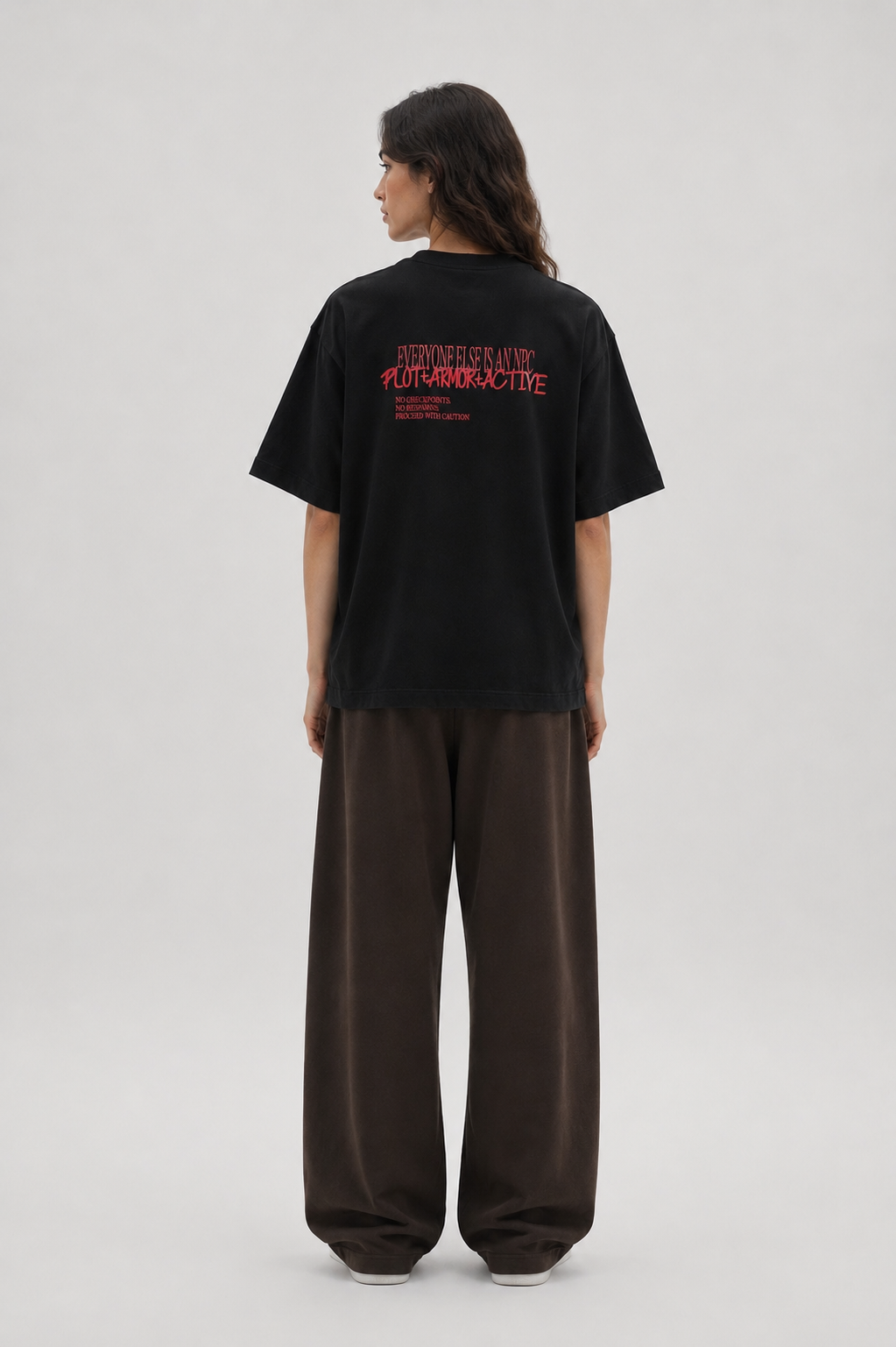 Main Character Syndrome Tee (Black & Red)