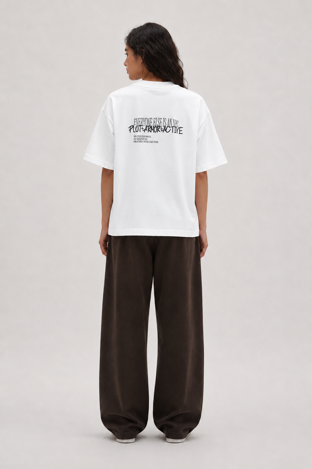 Main Character Syndrome Tee (White & Black)