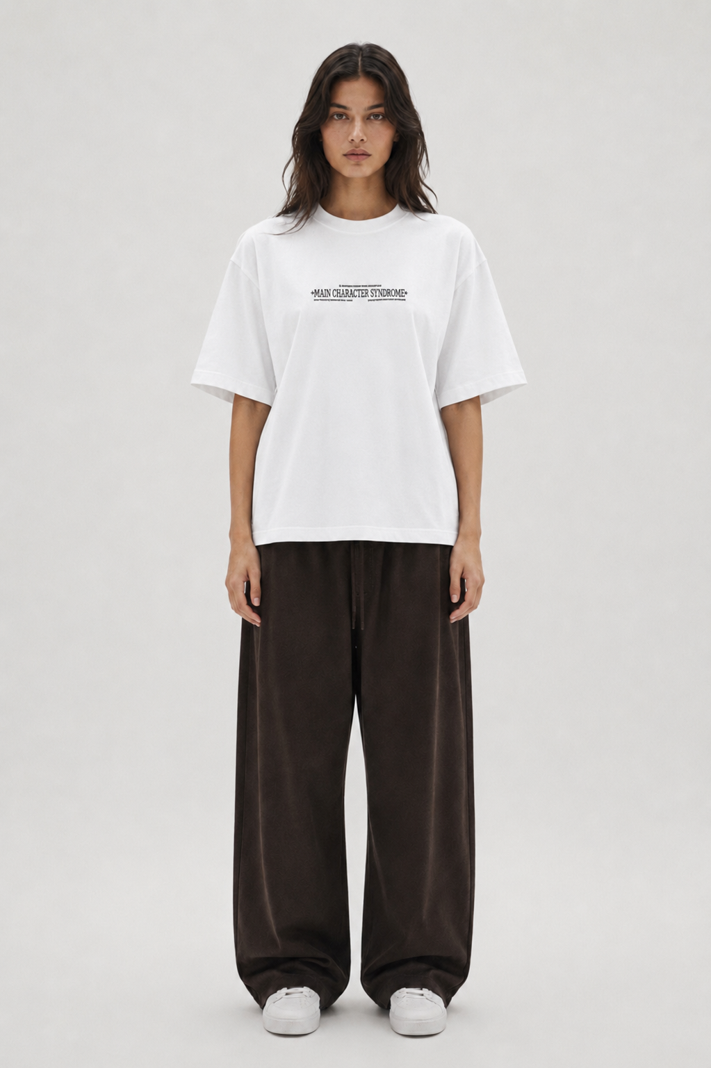 Main Character Syndrome Tee (White & Black)